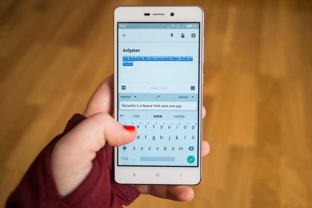 Gboard para Android, traducción