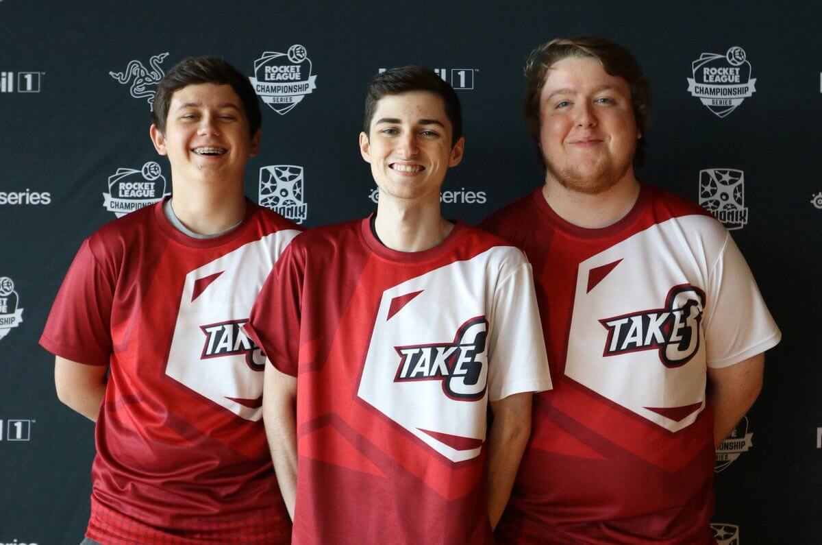 Rizzo (center) came over from Take 3, North America's best team last season.