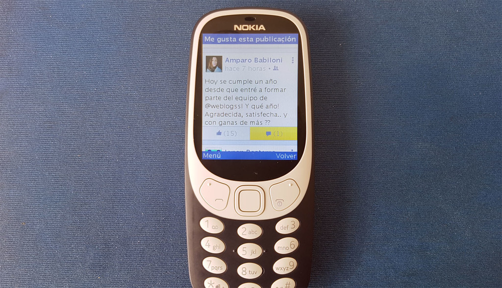Facebook 3 Nokia 3310
