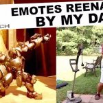 Adorable dad reenacts ‘Overwatch’ emotes