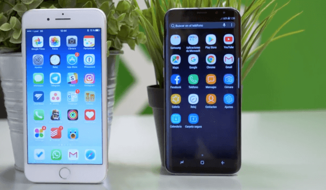 iPhone 7 Plus frente a Galaxy S7+