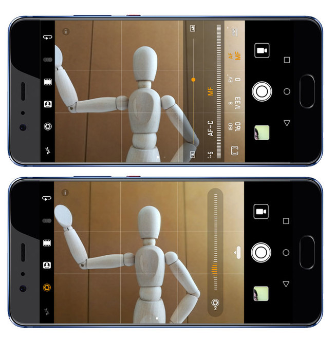 Huawei P10 Plus, interfaz de cámara