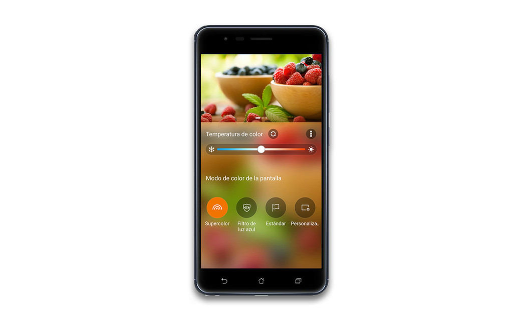 Asus Zenfone Zoom S Ajustes de pantalla