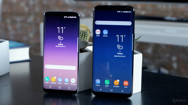 Galaxy S8+ y S8 normal