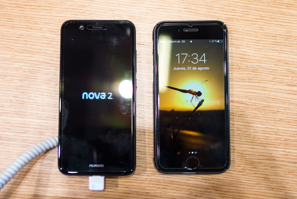 Huawei Nova 2 Vs Iphone