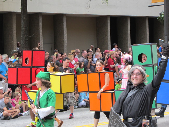 Tetris Costumes Dragoncon Parade 2012