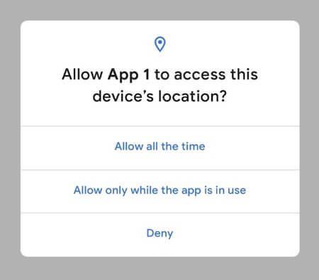 Localizacion Android Q